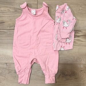 Hanna Andersson Pink Baby Outfit